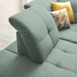 HOEKSTOELENSET, chenille mintgroen thumbnail 5