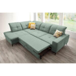 HOEKSTOELENSET, chenille mintgroen thumbnail 7