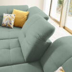 HOEKSTOELENSET, chenille mintgroen thumbnail 3