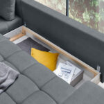 HOEKSTOELSET, blauwgrijze stof thumbnail 4