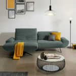 HOEKSTOELENSET, blauwgrijs chenille thumbnail 2