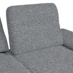 HOEKSTOELSET, chenille, gladde blauwgrijze stof thumbnail 5