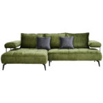 HOEKSTOELSET, olijfgroene stof thumbnail 6