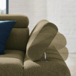 HOEKSTOELSET, olijfgroene stof thumbnail 5