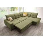 HOEKSTOELENSET, olijfgroen chenille thumbnail 6