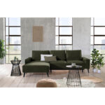 HOEKSTOELENSET, velours olijfgroen thumbnail 2