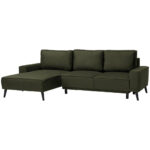 HOEKSTOELENSET, velours olijfgroen thumbnail 3