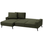 HOEKSTOELENSET, velours olijfgroen thumbnail 5