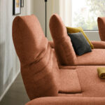 HOEKSTOELENSET, geroosterde bruine chenille thumbnail 7