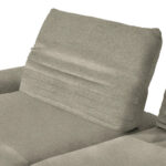 HOEKSTOELSET, grijs pluche materiaal thumbnail 7