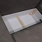 HOEKSTOELSET, gladde bruine stof thumbnail 6