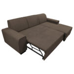 HOEKSTOELENSET, structuur, bouclé bruin thumbnail 4