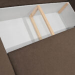HOEKSTOELENSET, structuur, bouclé bruin thumbnail 6