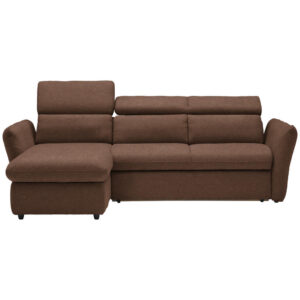 HOEKSTOELSET, microvezel bruin