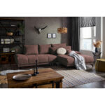 HOEKSTOELENSET, chenille bruin thumbnail 2