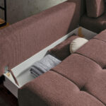 HOEKSTOELENSET, chenille bruin thumbnail 7