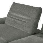 HOEKSTOELSET, grijs pluche materiaal thumbnail 7