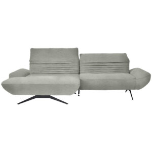 HOEKSTOELENSET, lichtgrijs chenille