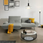 HOEKSTOELENSET, lichtgrijs chenille thumbnail 2