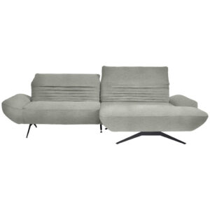 HOEKSTOELENSET, lichtgrijs chenille