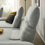 HOEKSTOELENSET, lichtgrijs chenille thumbnail 7