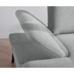 HOEKSTOELENSET, lichtgrijs chenille thumbnail 5