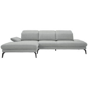 HOEKSTOELENSET, lichtgrijs chenille