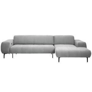 HOEKSTOELENSET, lichtgrijs chenille