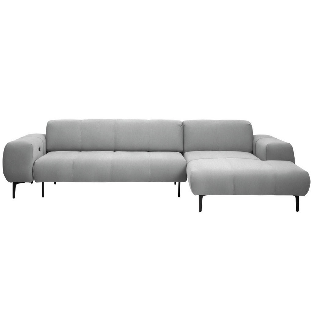 HOEKSTOELENSET, lichtgrijs chenille