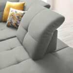 HOEKSTOELENSET, lichtgrijs chenille thumbnail 4