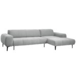 HOEKSTOELENSET, lichtgrijs chenille thumbnail 7