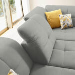 HOEKSTOELENSET, lichtgrijs chenille thumbnail 7