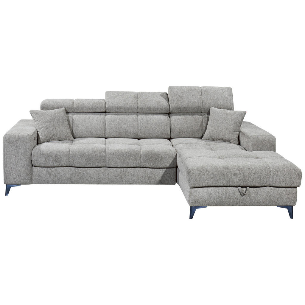 HOEKSTOELENSET, lichtgrijs chenille
