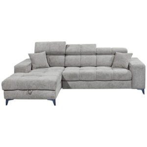 HOEKSTOELENSET, lichtgrijs chenille