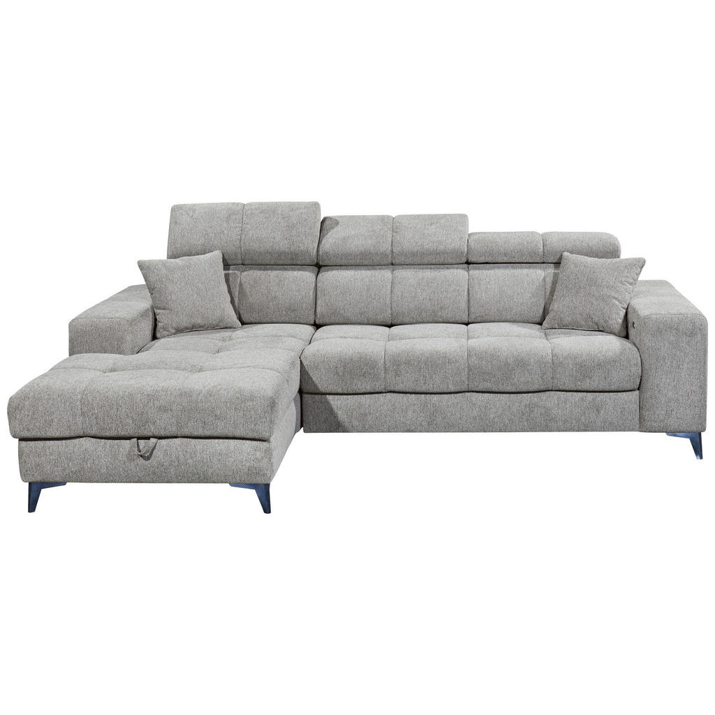 HOEKSTOELENSET, lichtgrijs chenille