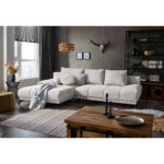 HOEKSTOELENSET, lichtgrijs chenille thumbnail 2
