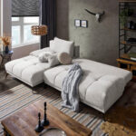 HOEKSTOELENSET, lichtgrijs chenille thumbnail 7