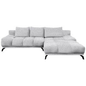 HOEKSTOELENSET, lichtgrijs chenille
