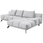 HOEKSTOELENSET, lichtgrijs chenille thumbnail 5