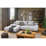 HOEKSTOELENSET, lichtgrijs chenille thumbnail 2