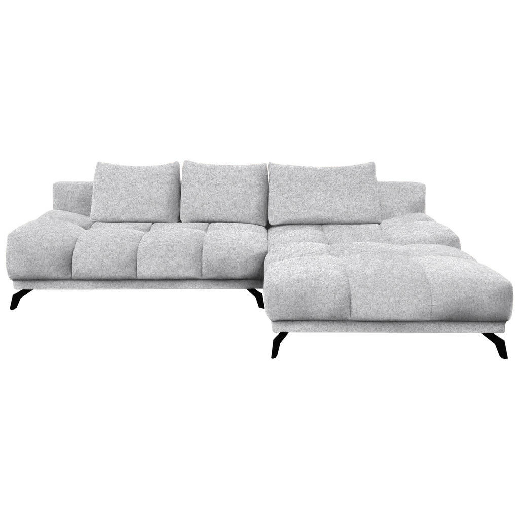 HOEKSTOELENSET, lichtgrijs chenille