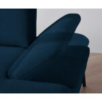 HOEKZITSET, gladde donkerblauwe stof thumbnail 7