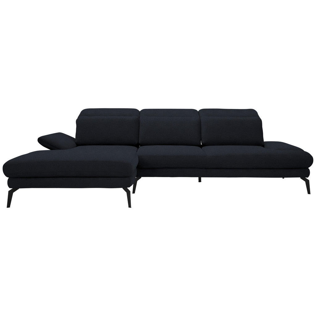 HOEKSTOELENSET, donkerblauw chenille