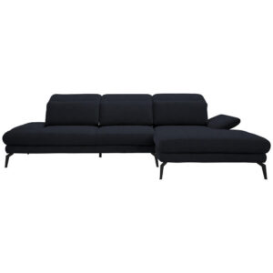 HOEKSTOELENSET, donkerblauw chenille