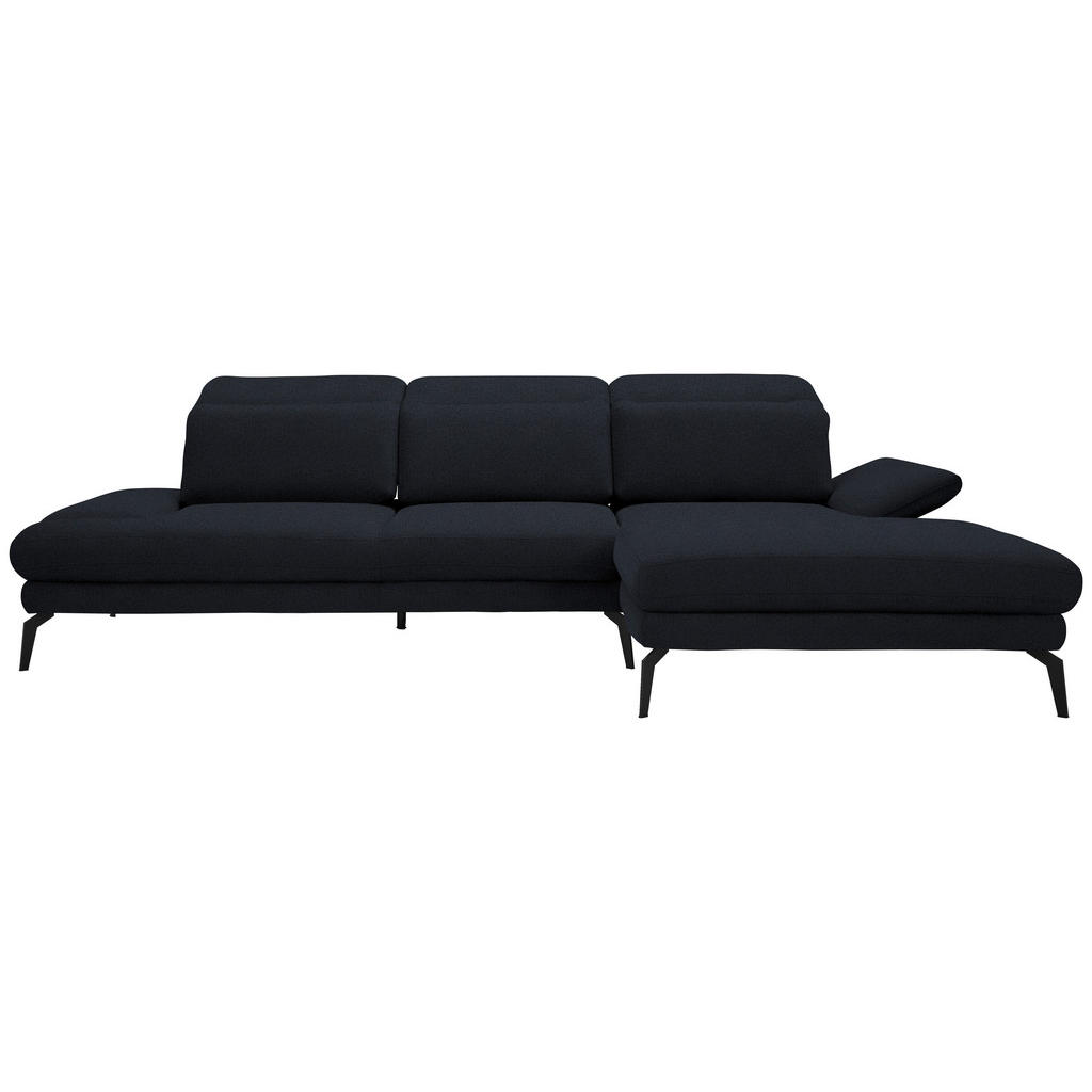 HOEKSTOELENSET, donkerblauw chenille
