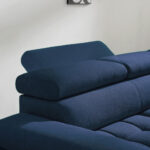HOEKSTOELSET, donkerblauwe stof thumbnail 5