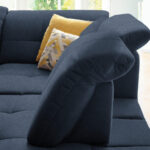 HOEKSTOELENSET, donkerblauw chenille thumbnail 5