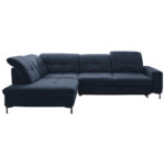 HOEKSTOELENSET, donkerblauw chenille thumbnail 1