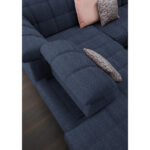 HOEKSTOELSET, donkerblauwe stof thumbnail 7