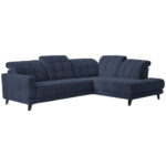 HOEKSTOELSET, donkerblauwe stof thumbnail 7